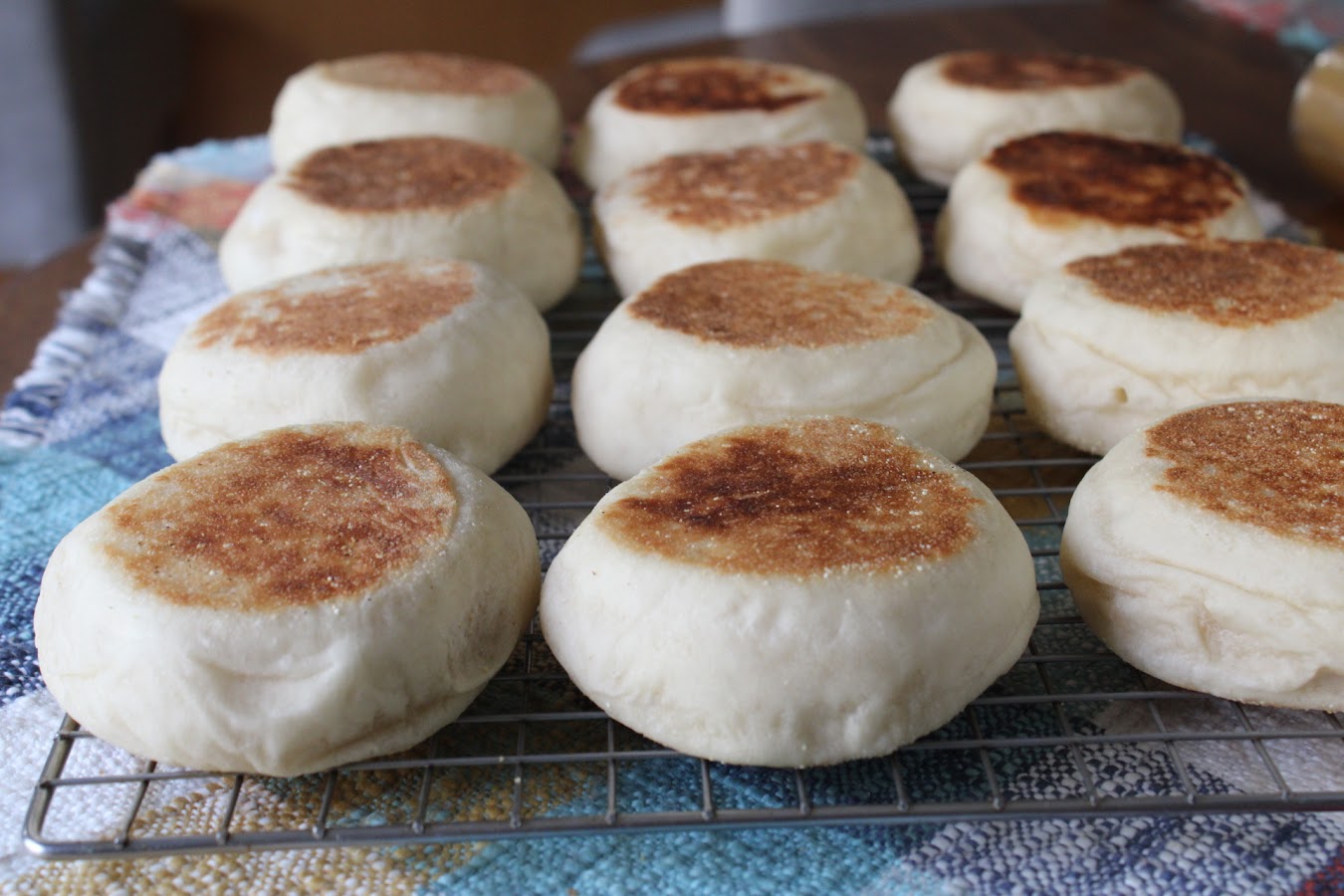 Sourdough English muffins