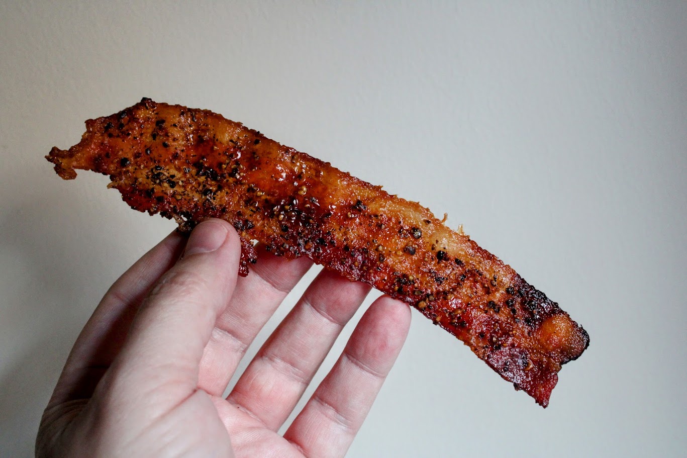 Black pepper bacon