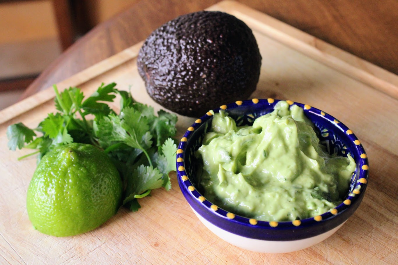 Avocado and cilantro sandwich spread