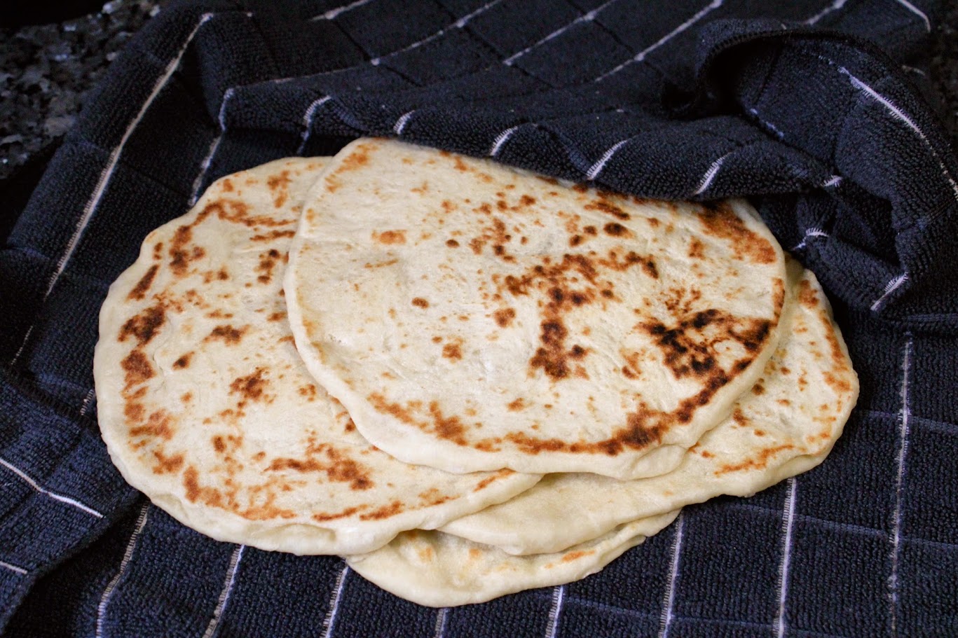 Simple pita (stovetop method)