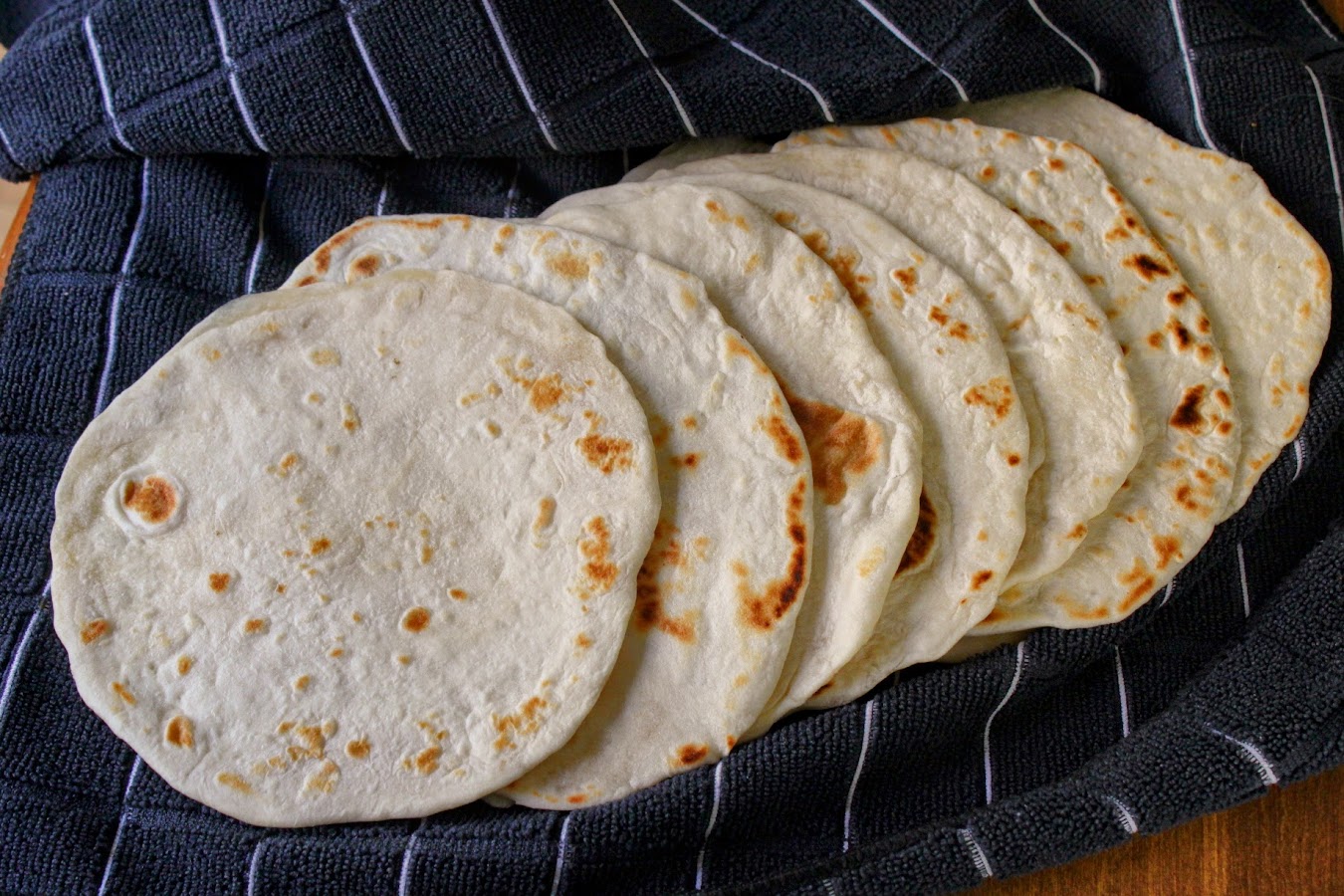 Six-inch flour tortillas
