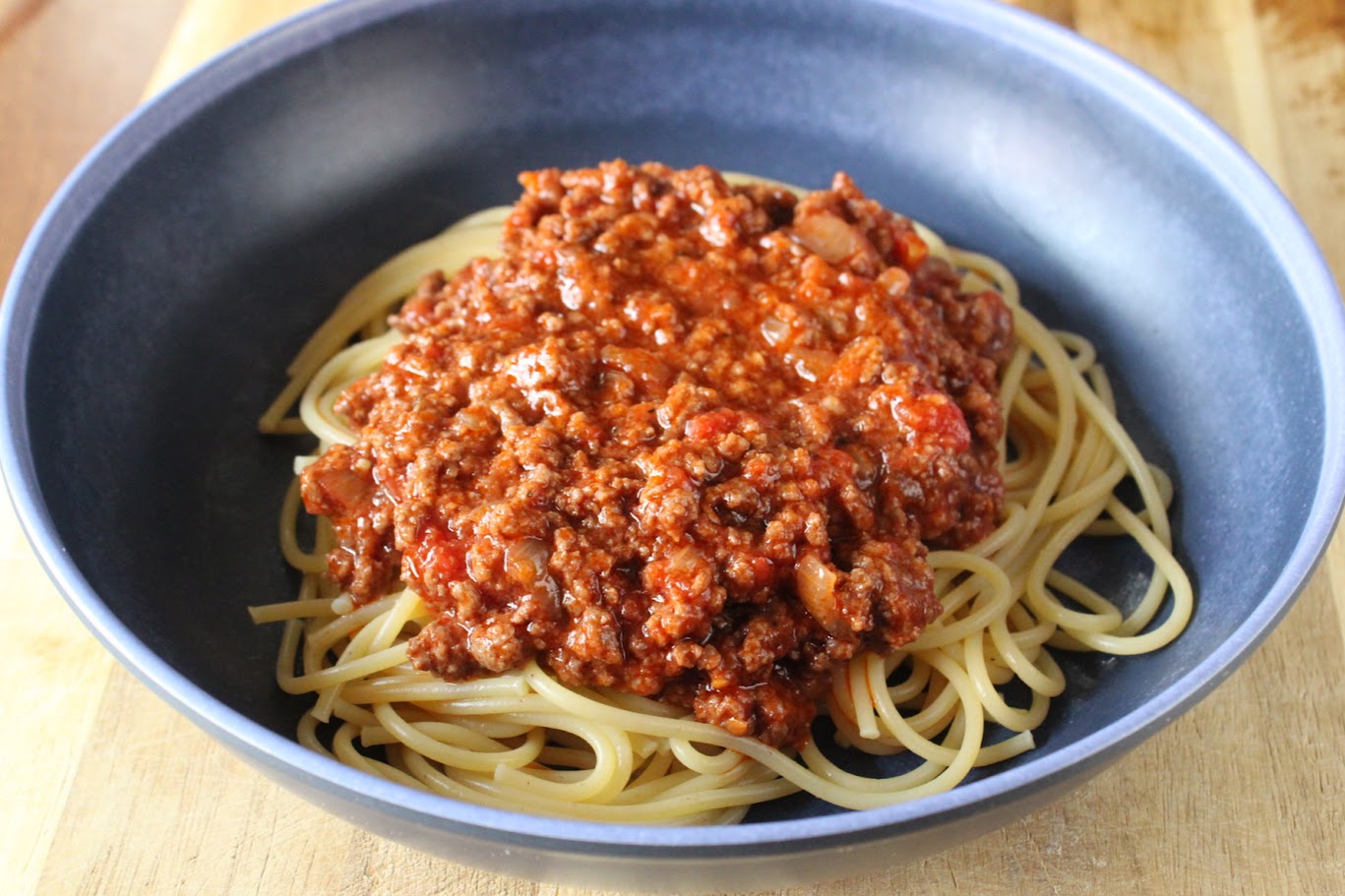 Homemade ground beef spaghetti sauce