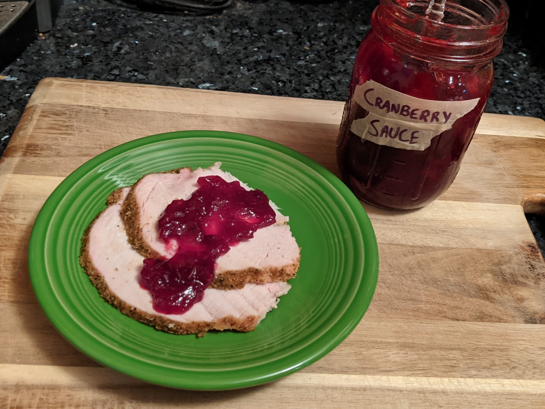 Cranberry sauce