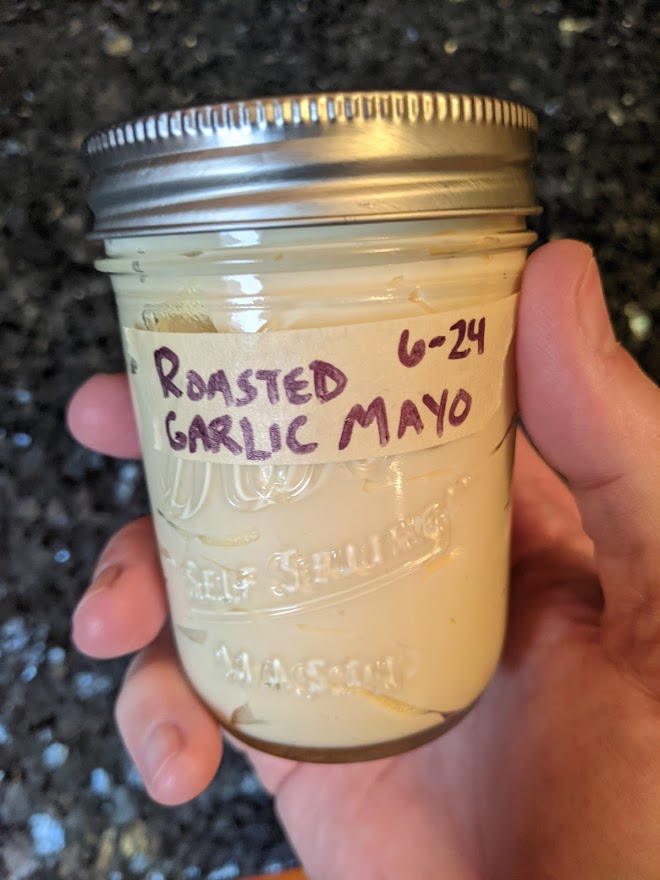 Roasted garlic mayo