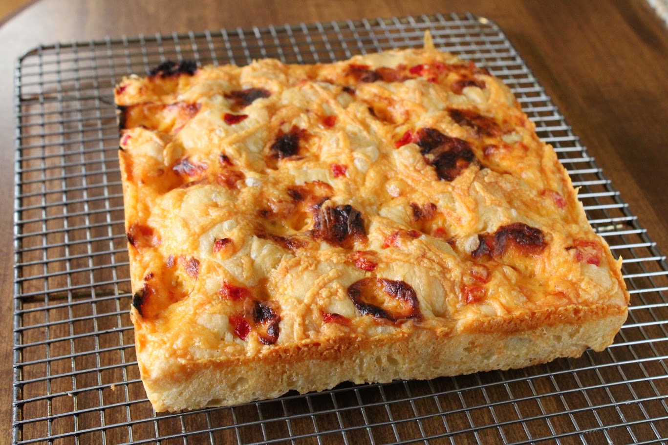 Pimento cheese focaccia