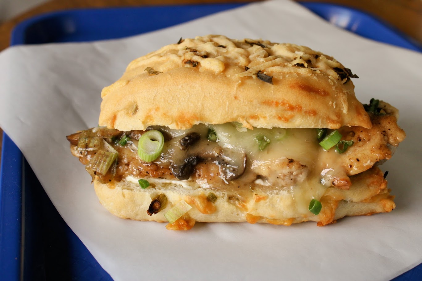Chicken Lombardy sandwich