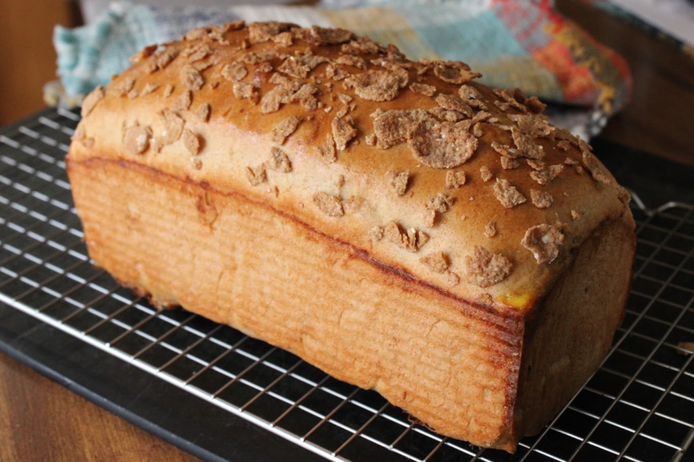 Multigrain cereal honey wheat sandwich loaf