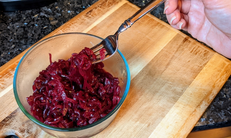 Red wine onion jam