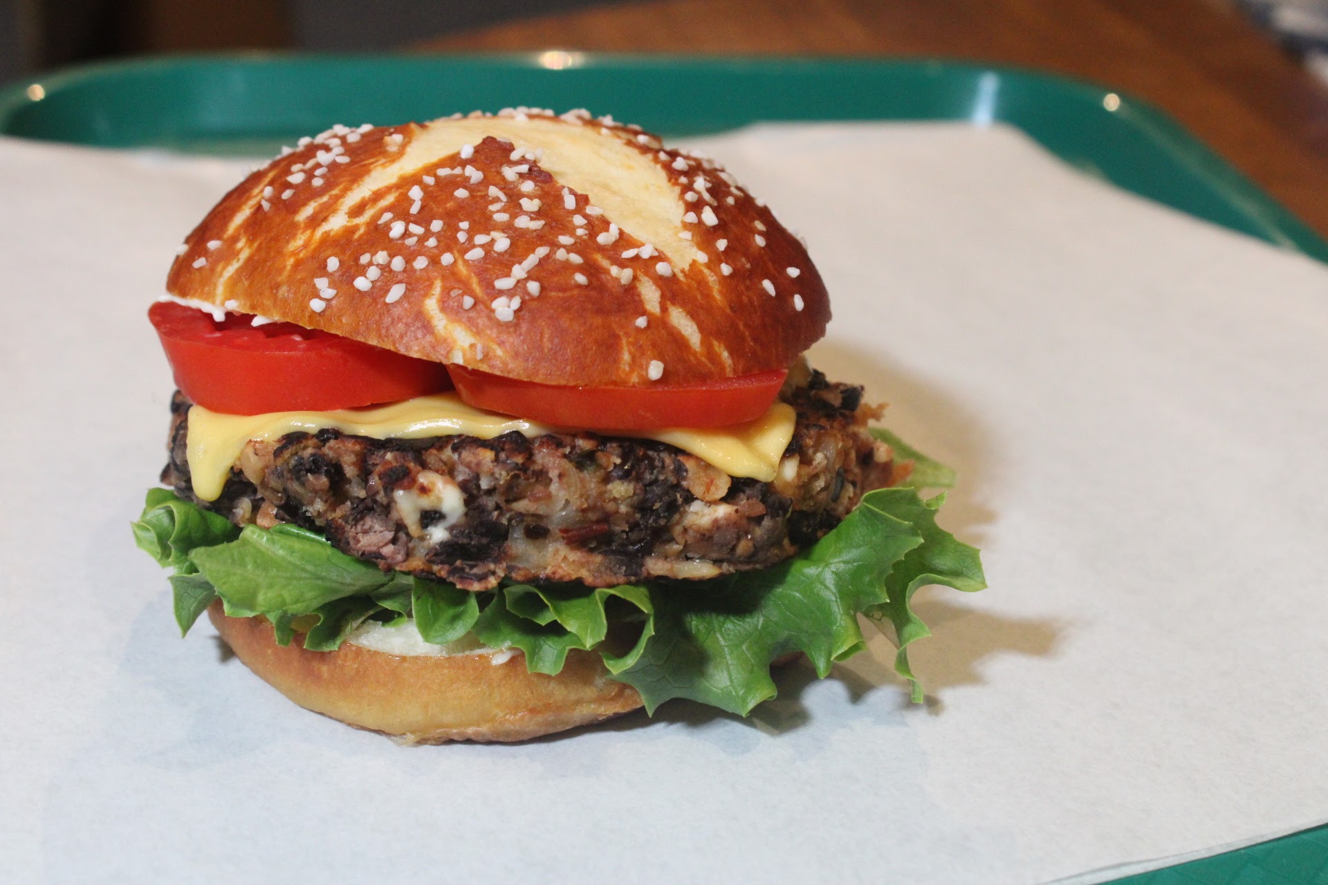 Build back better black bean burgers