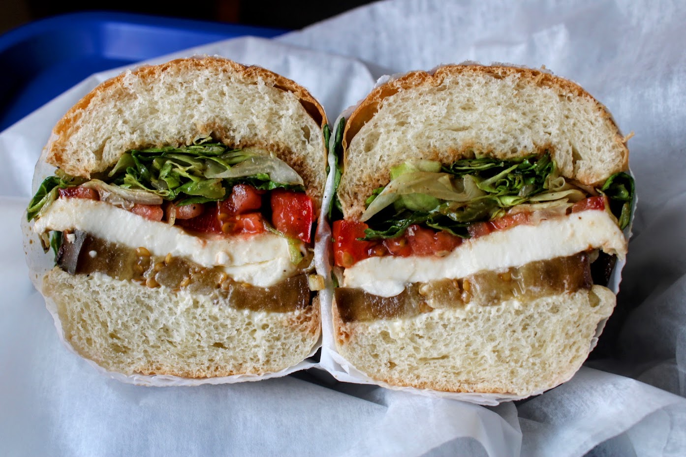 Veggie-forward sub sandwich